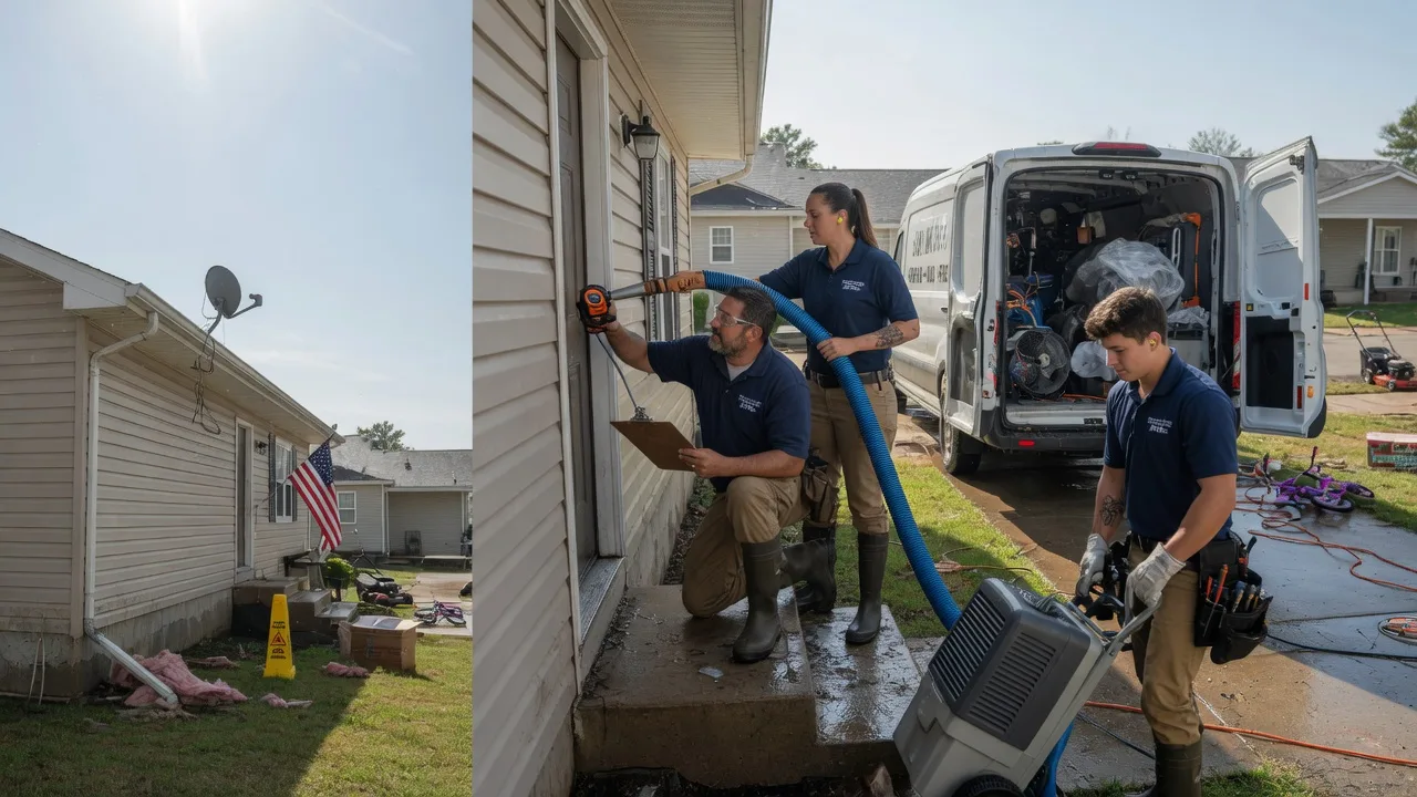 Ceiling Water Damage Restoration in East Alton, IL near me