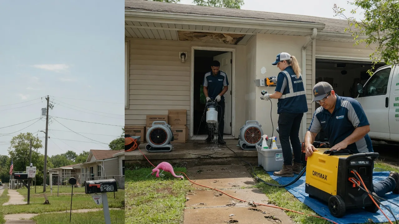 Storm Damage Water Removal in East Alton, IL near me